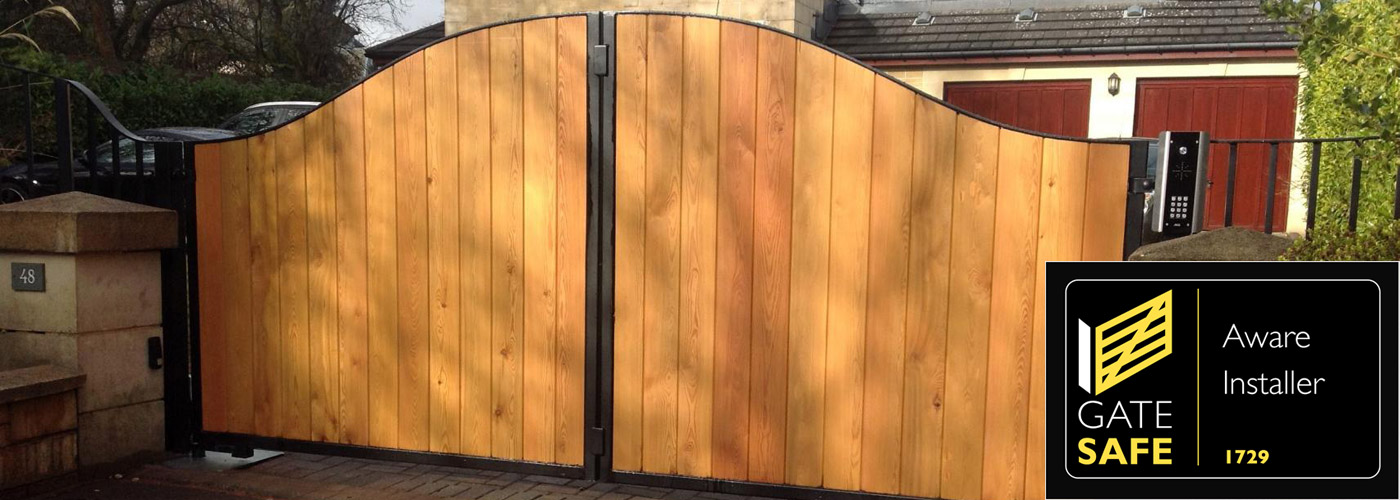 wooden gate