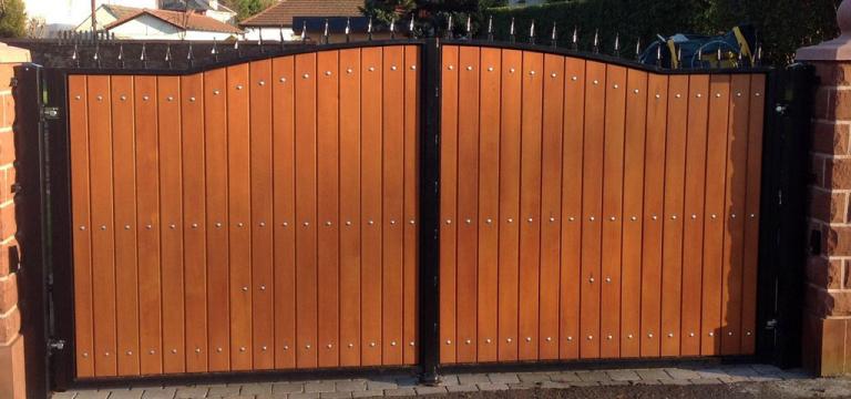Composite Electric Driveway Gates in Ayrshire