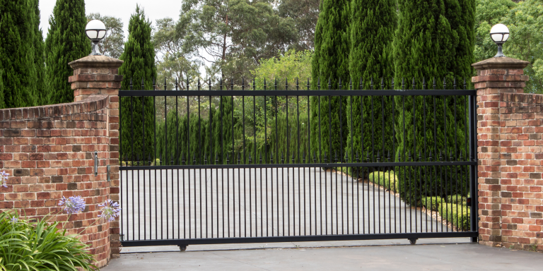 iron sliding electric gate