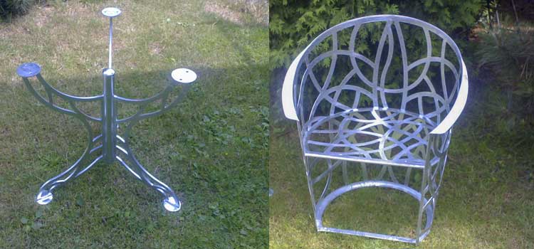 metal garden furniture